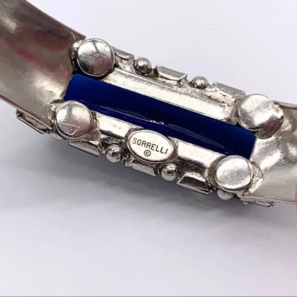 Sorrelli Royal Blue Crystal Cuff Bracelet - Picture 10 of 10